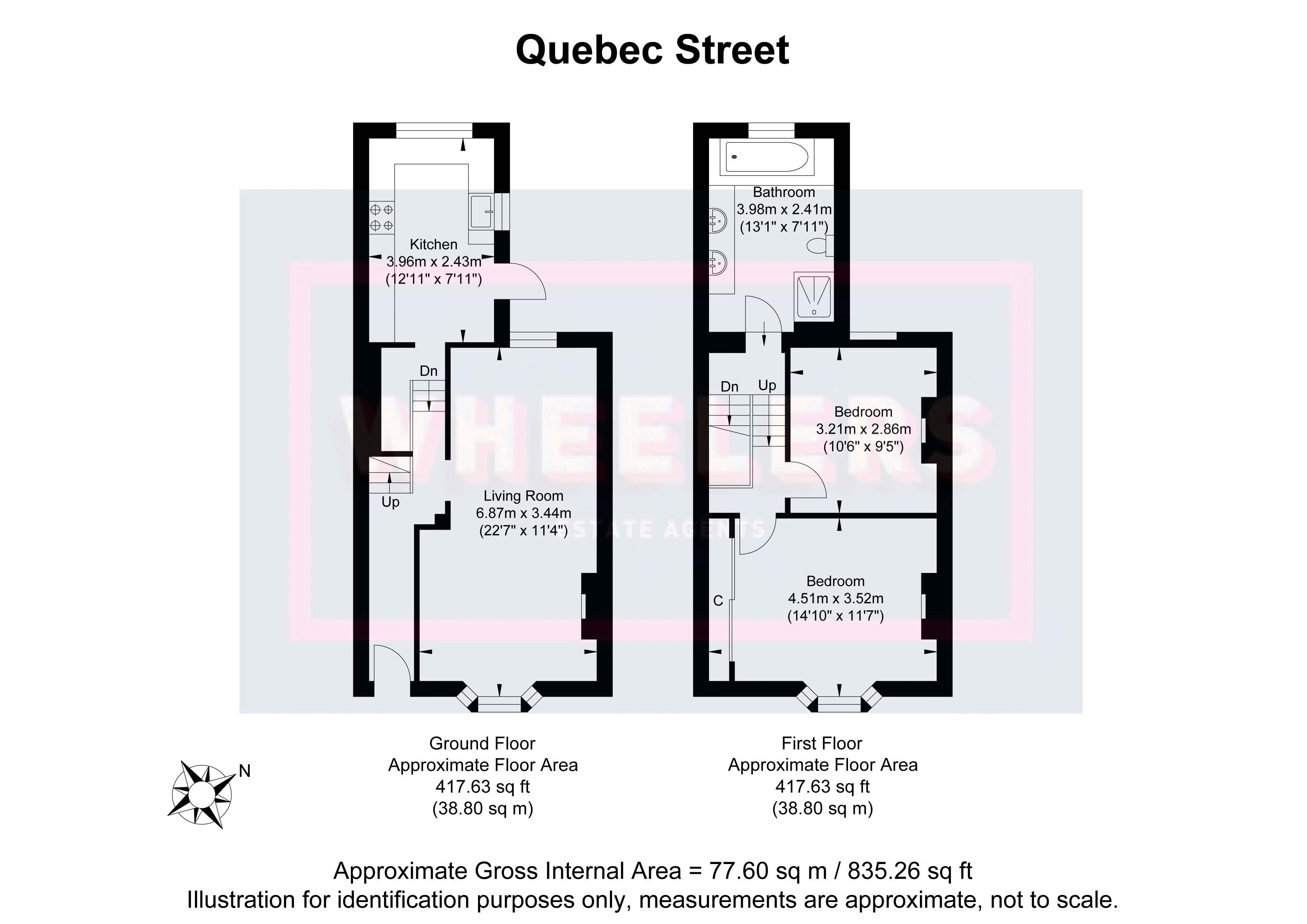 1, Quebec Street, Brighton floorplan