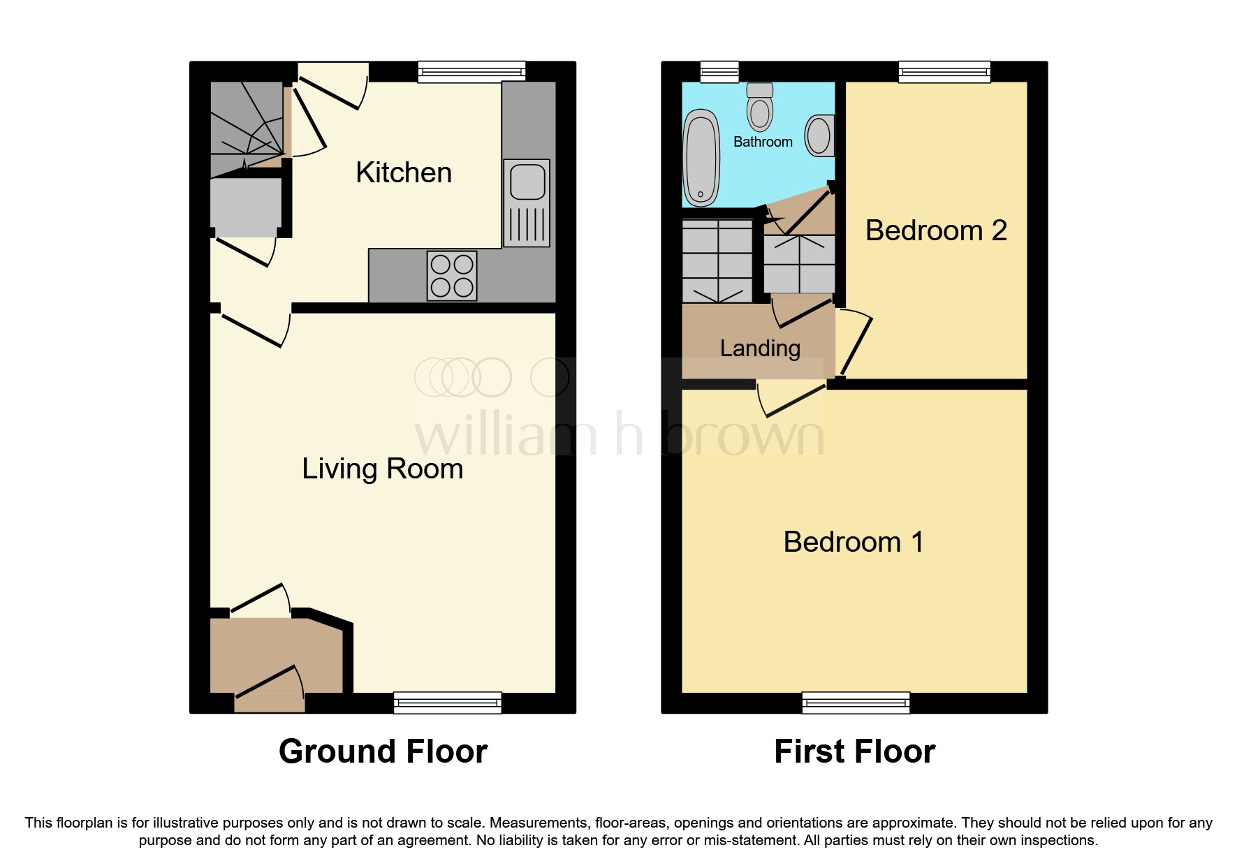 Lightcliffe Road, Crosland Moor, Huddersfield HD4, 2 bedroom terraced