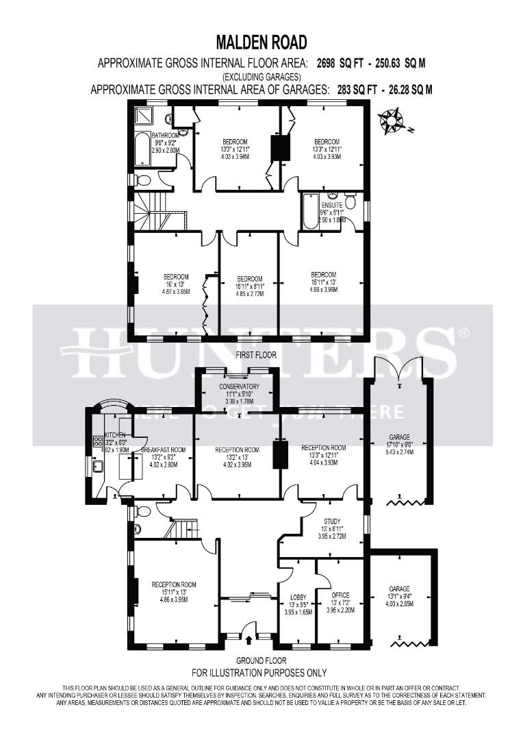 397, Malden Road, Worcester Park floorplan