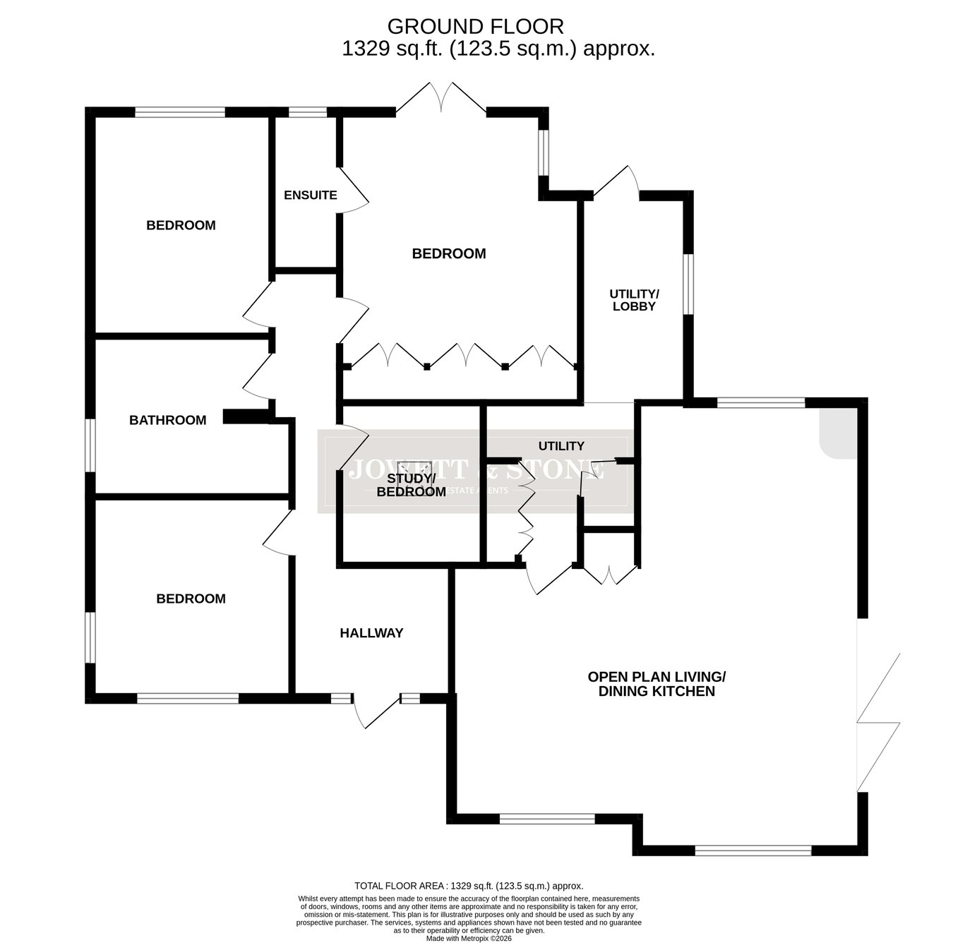 The Bungalow, Leire Lane, Leicester floorplan