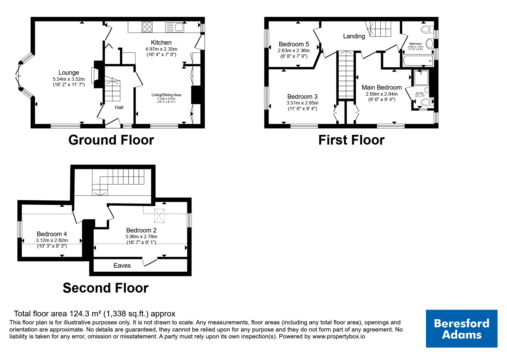 1, Queensway, Wrexham floorplan