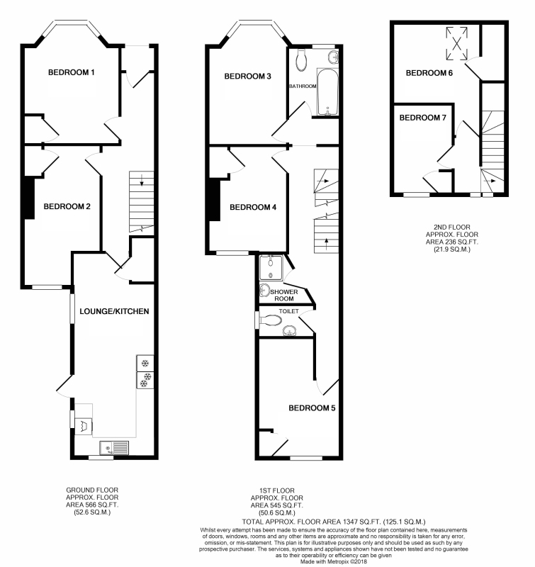 54, Malefant Street, Cardiff floorplan