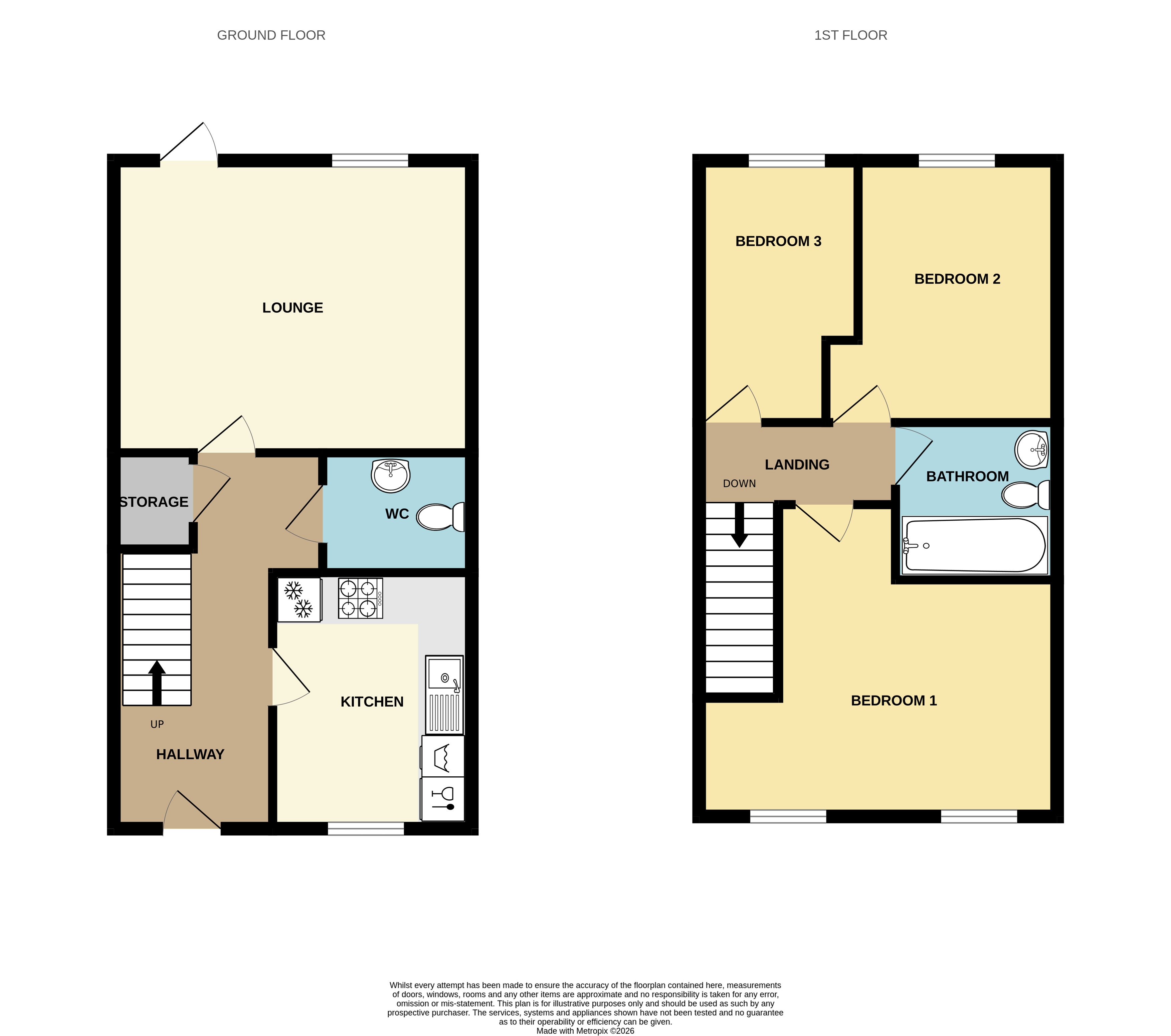 2, Palmour Road, Preston floorplan