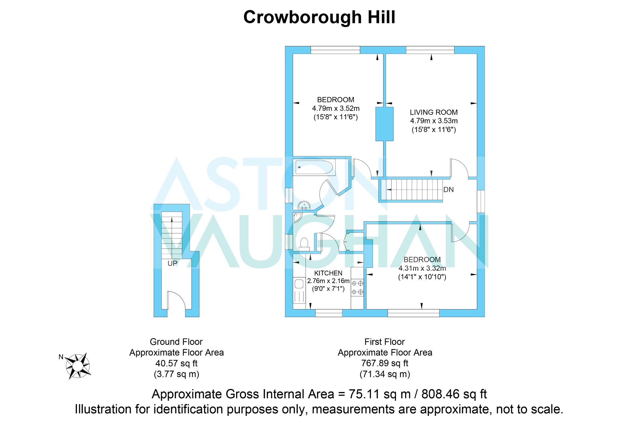 1B Brooklyn, Crowborough Hill, Crowborough floorplan