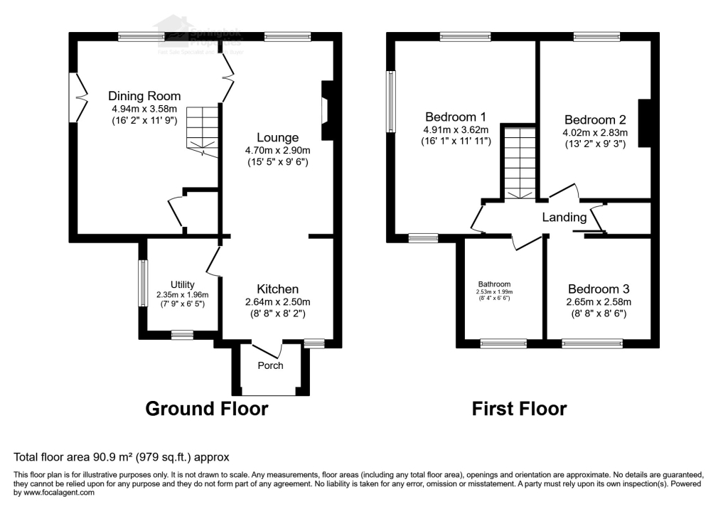 First Four Lane Ends, Runcorn Road, Northwich floorplan