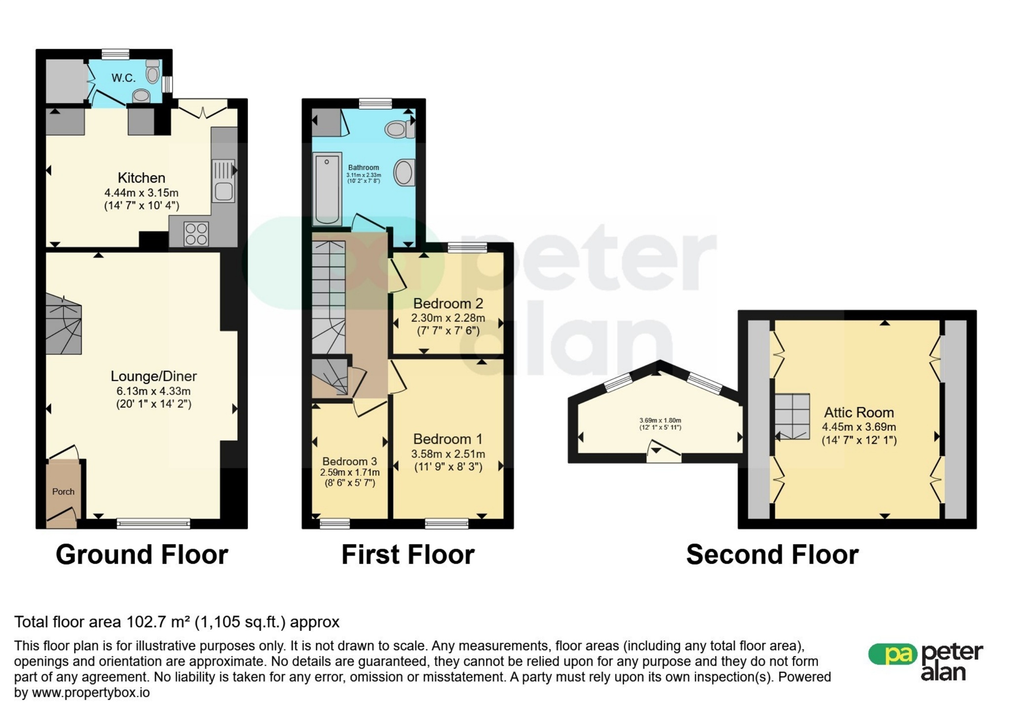 41, Aberdare Road, Mountain Ash floorplan