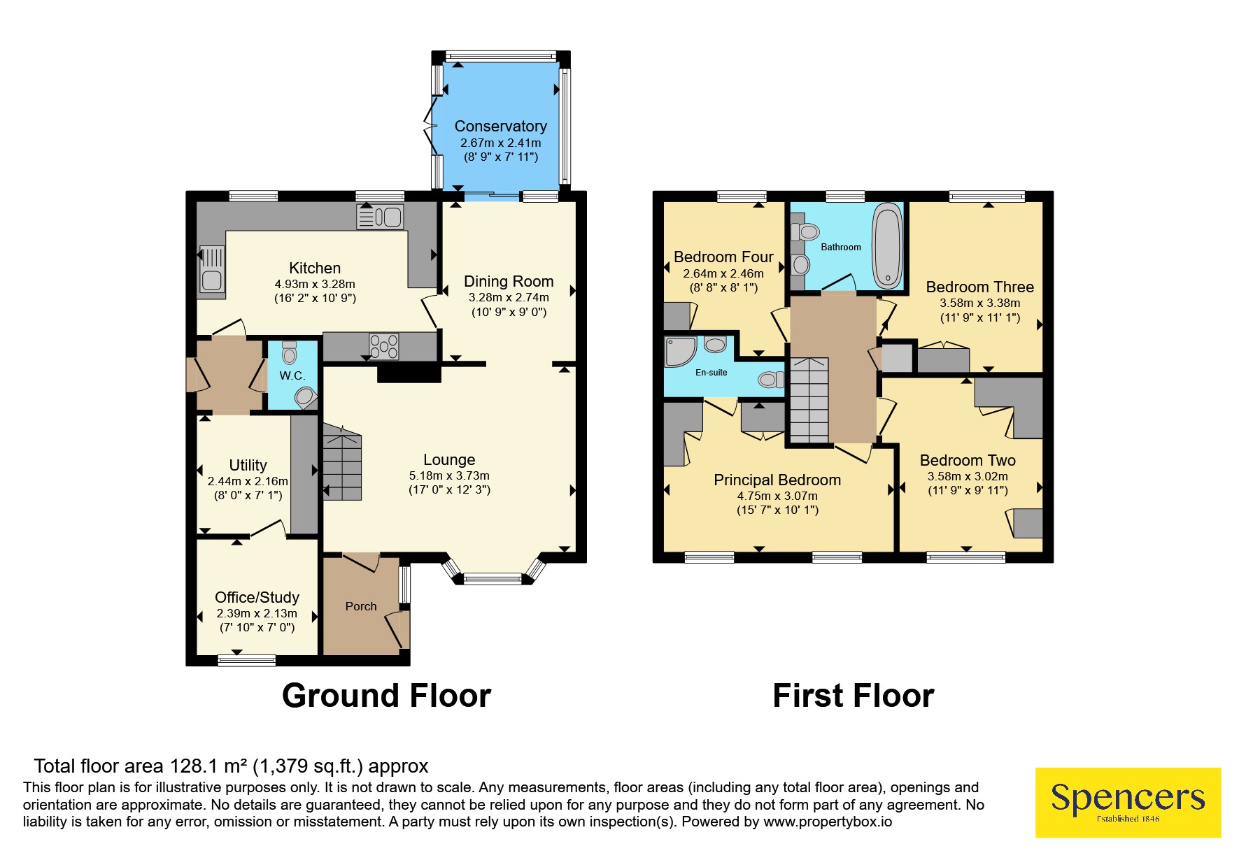 15, Bideford Close, Leicestershire floorplan