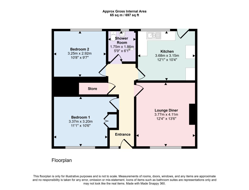 Bryn Glas, Bridgend floorplan