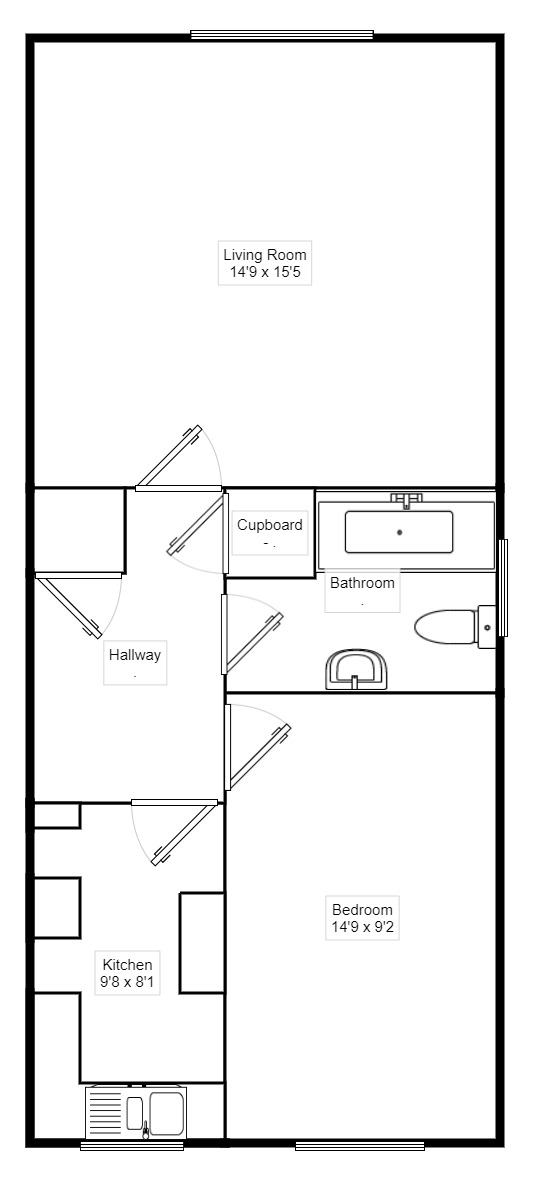 Ashburnham Road, Bedford, Bedfordshire MK40, 1 bedroom flat for sale