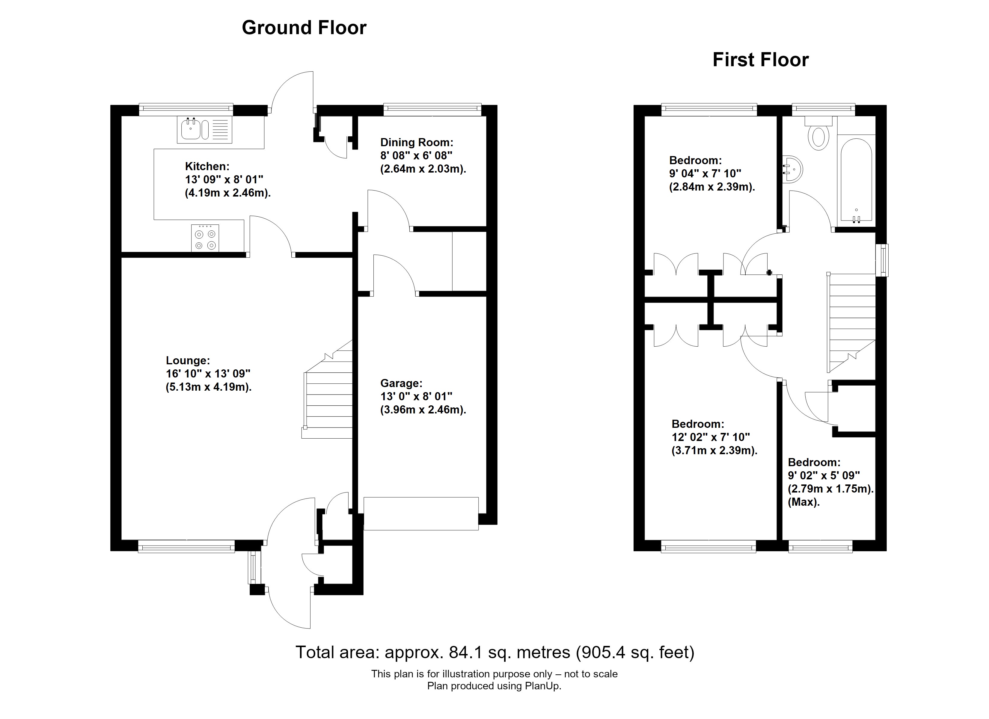 106, Brantwood Way, Orpington floorplan