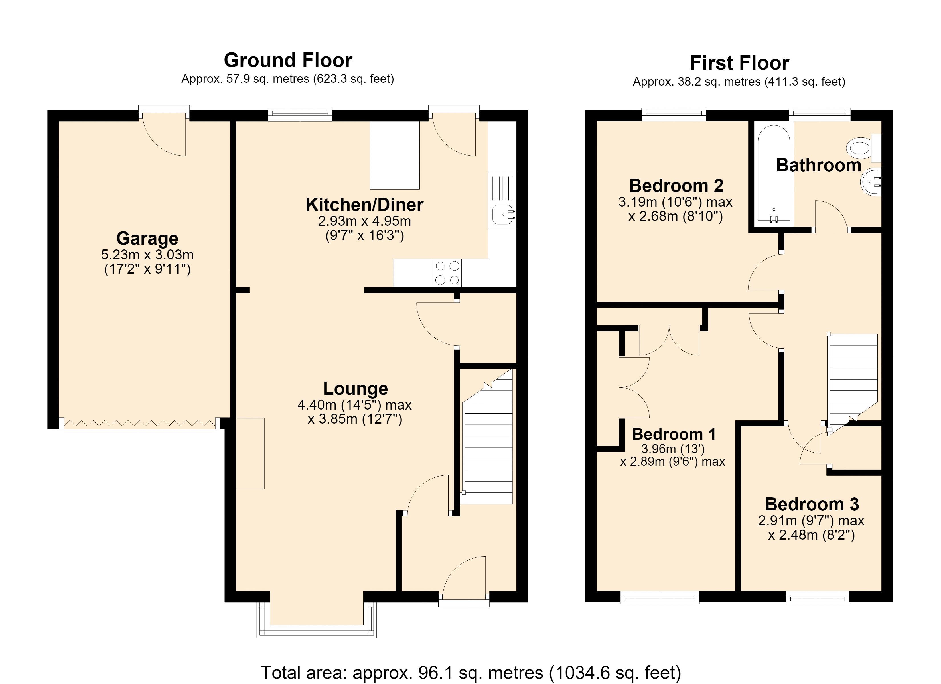 20, Morgans Way, Blaydon floorplan