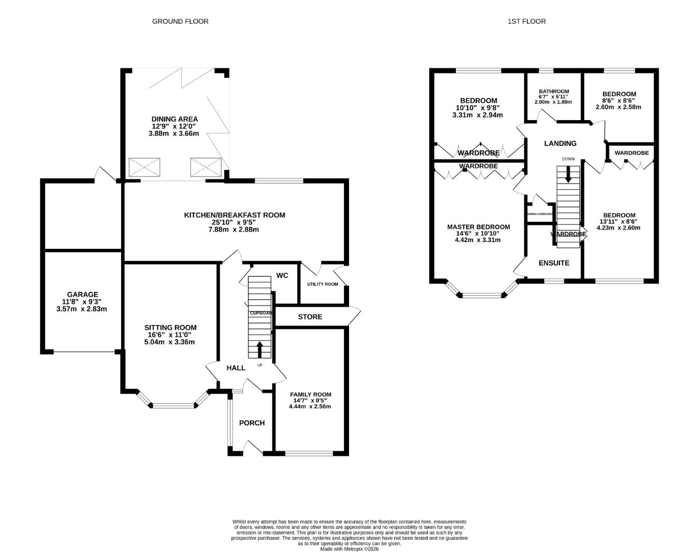 7, Temple Close, Ashford floorplan