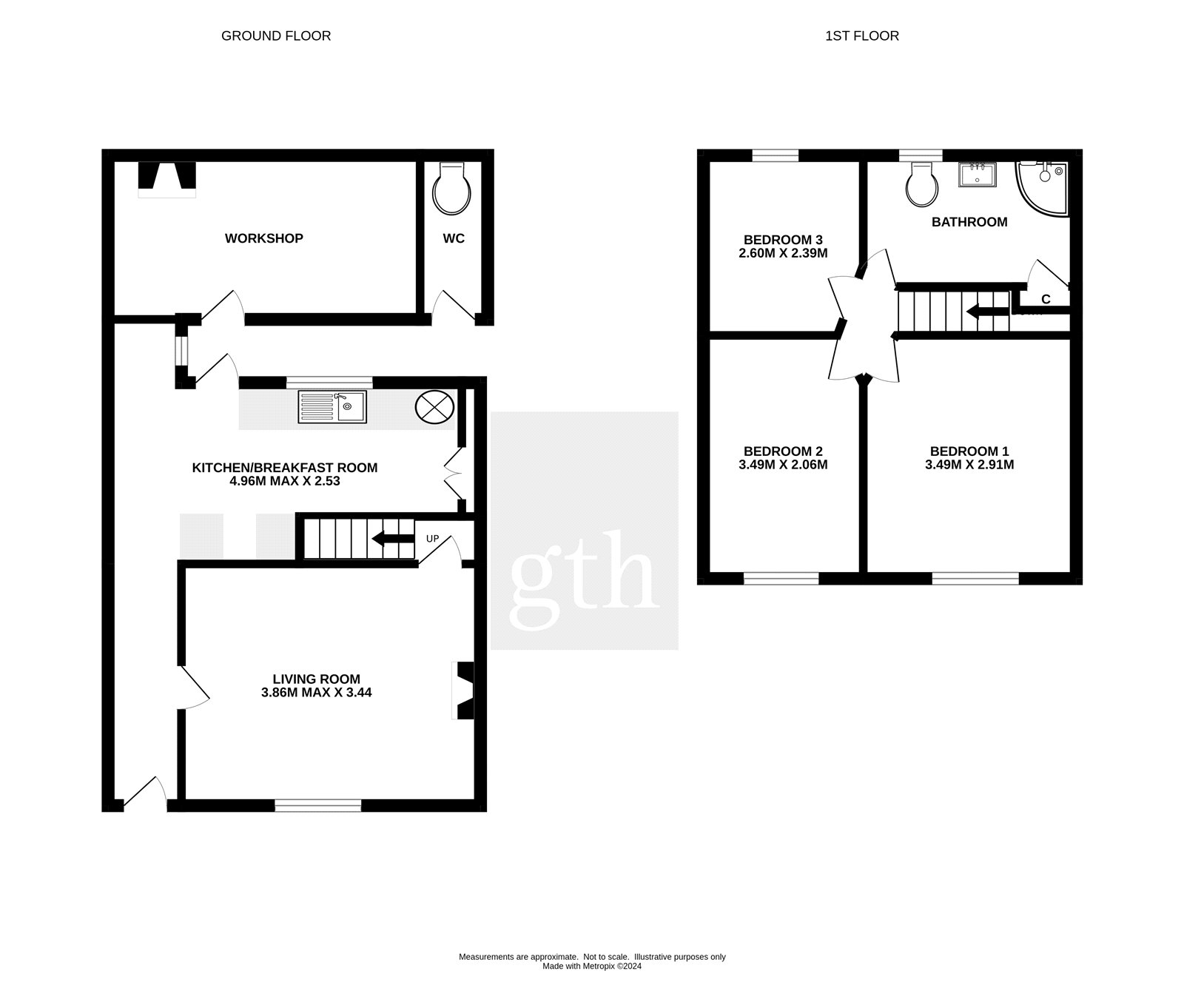 8, The Ball, Minehead floorplan