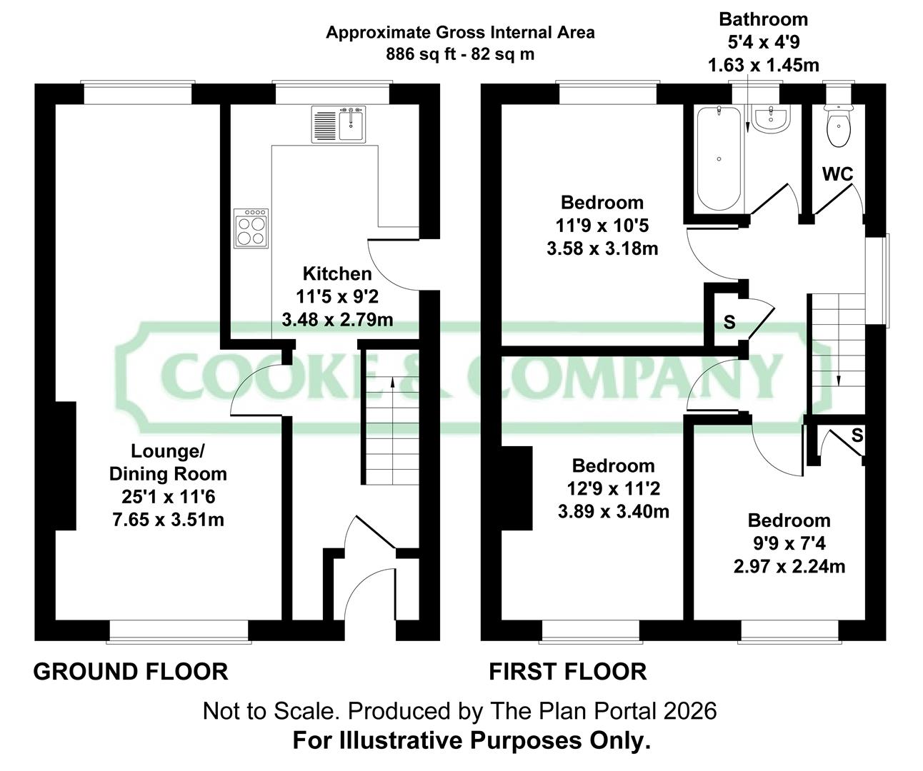 175, Holden Road, Leigh floorplan