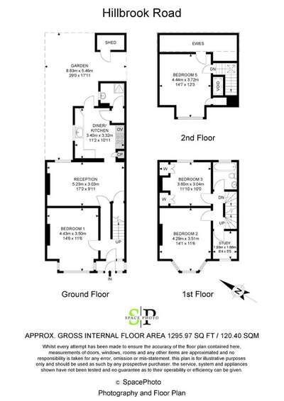 4 Bedrooms Terraced house to rent in Hillbrook Road, London SW17