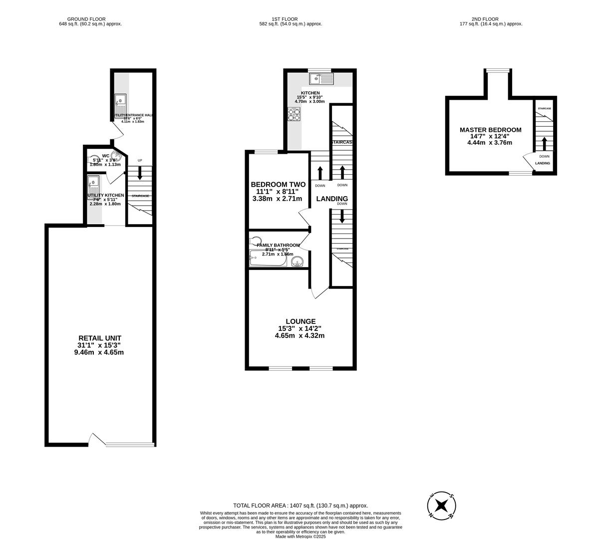 28a & 28b, Moor Road, Chorley floorplan