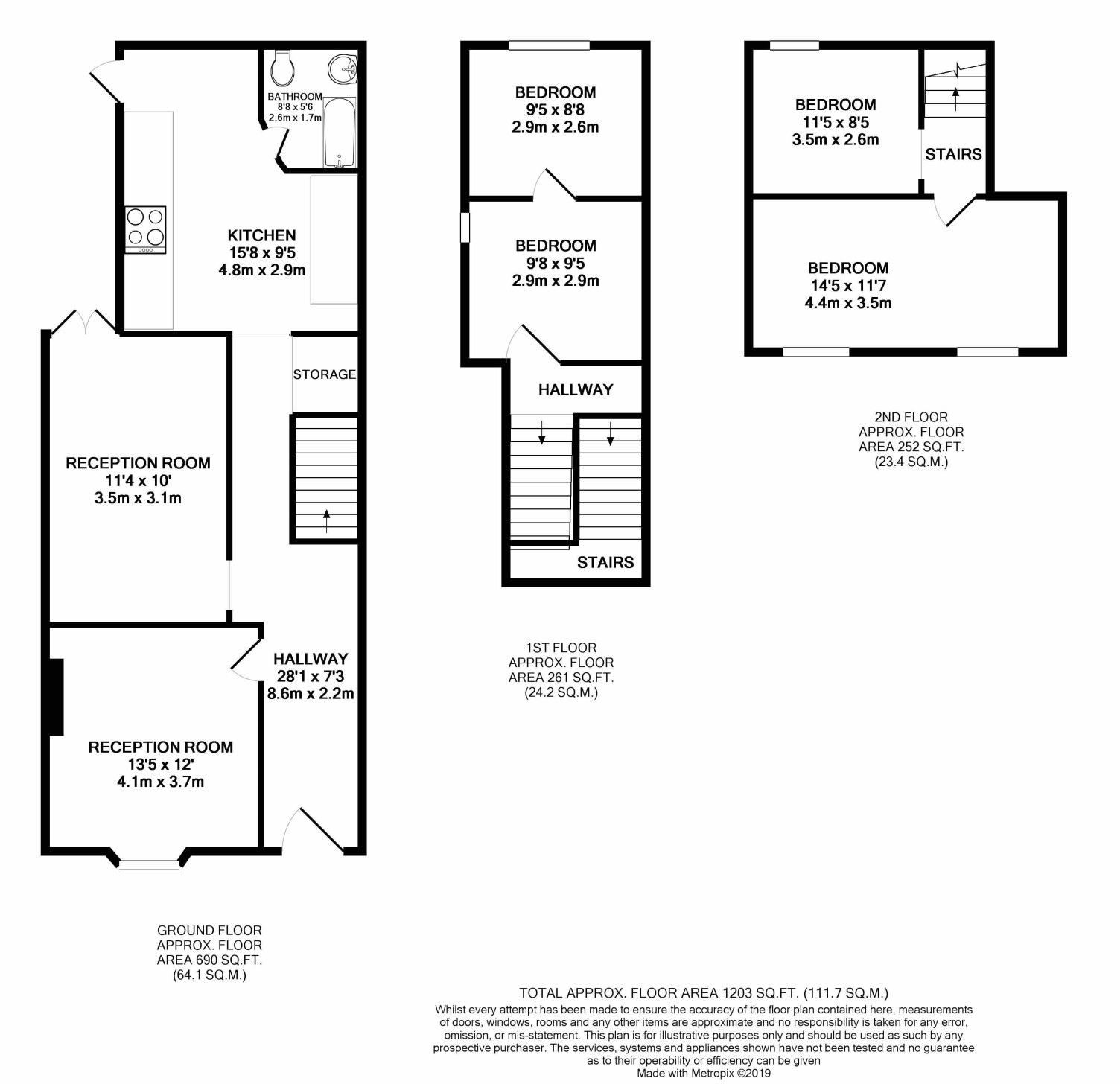 38, South Road, Erith floorplan