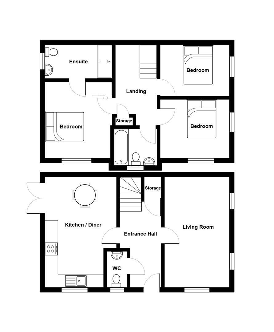 80, Barn Owl Road, Yatton floorplan