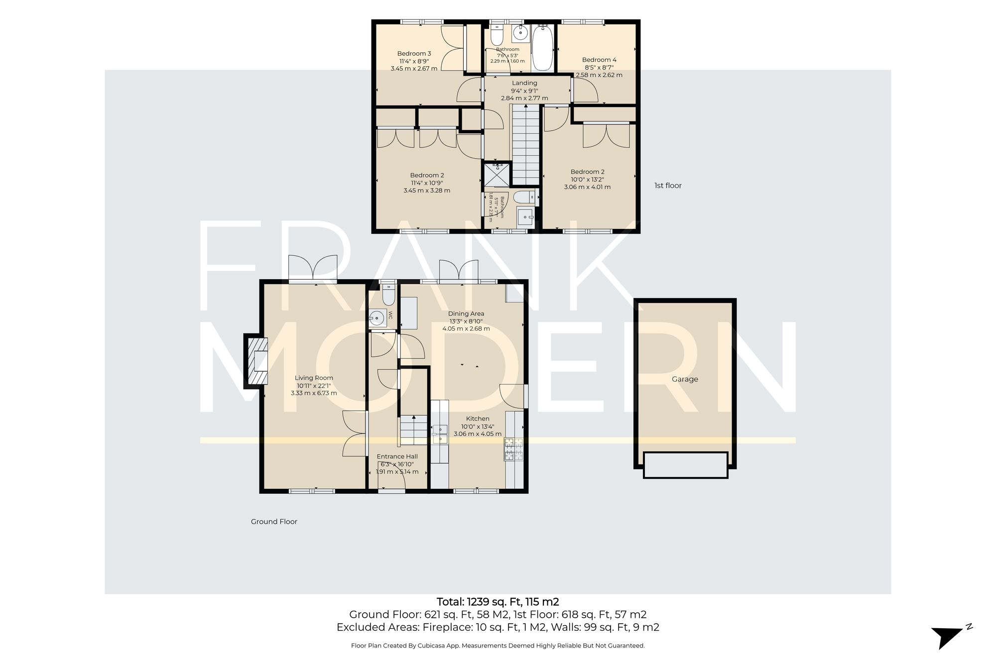 16 Knighton Close, Peterborough floorplan