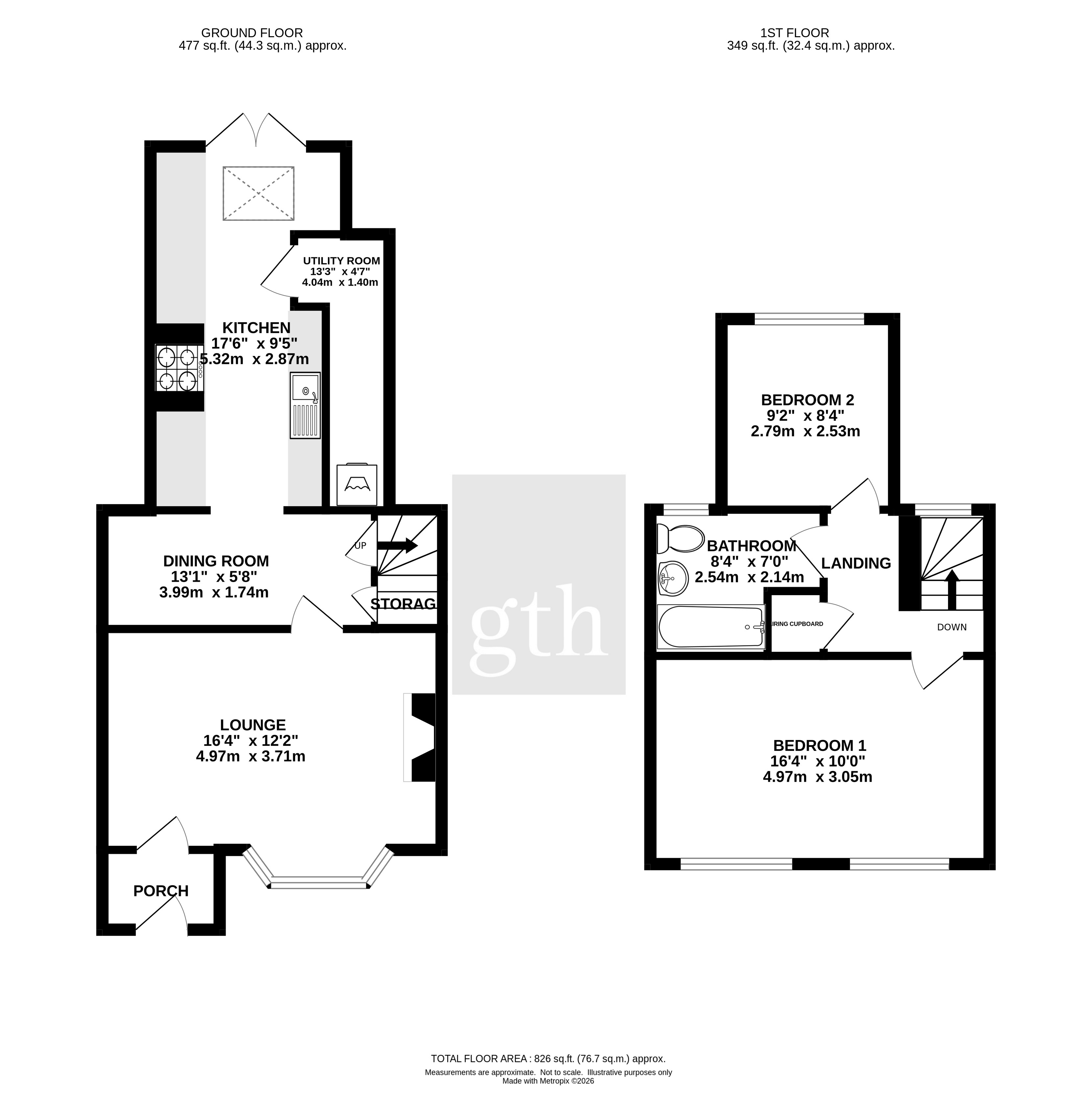 22, Brent Street, Highbridge floorplan