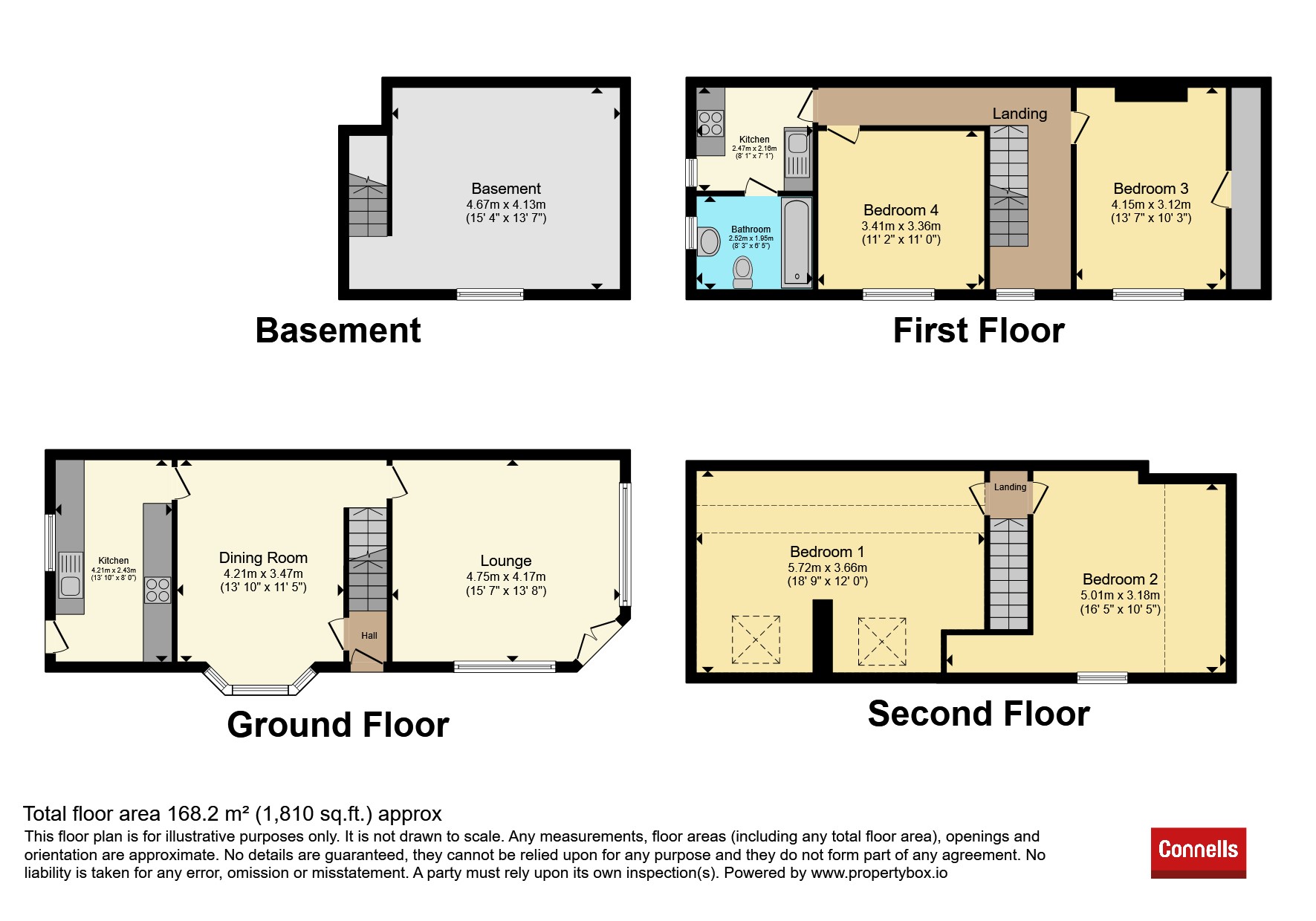 25, Wilberforce Road, Leicester floorplan