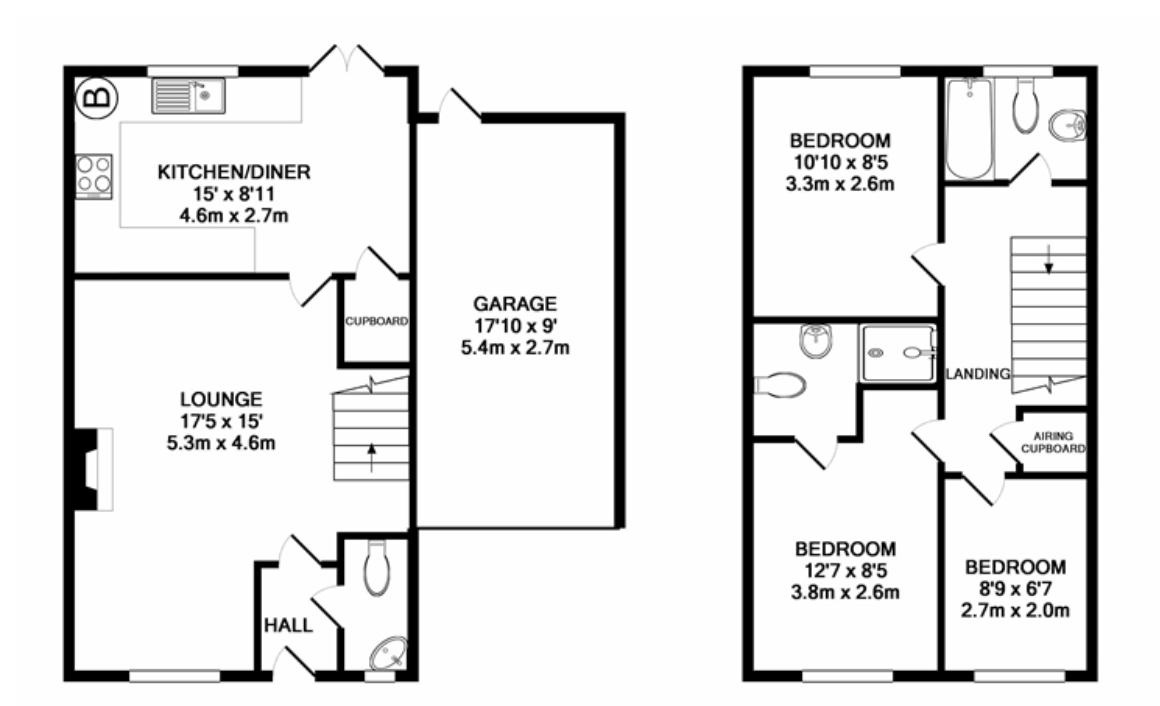 28, Dale Crescent, Newark, Nottingham floorplan