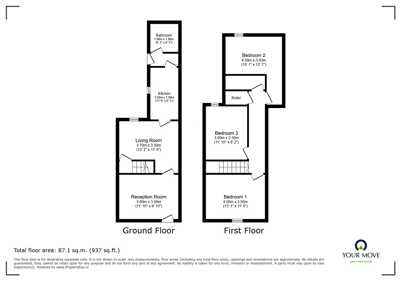 53, Pinnox Street, Tunstall, Staffordshire floorplan