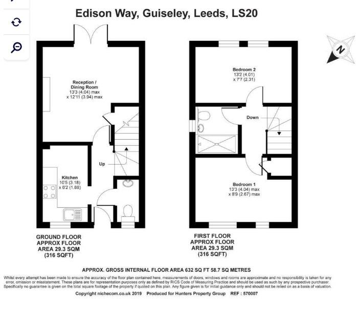 Edison Way, Leeds floorplan