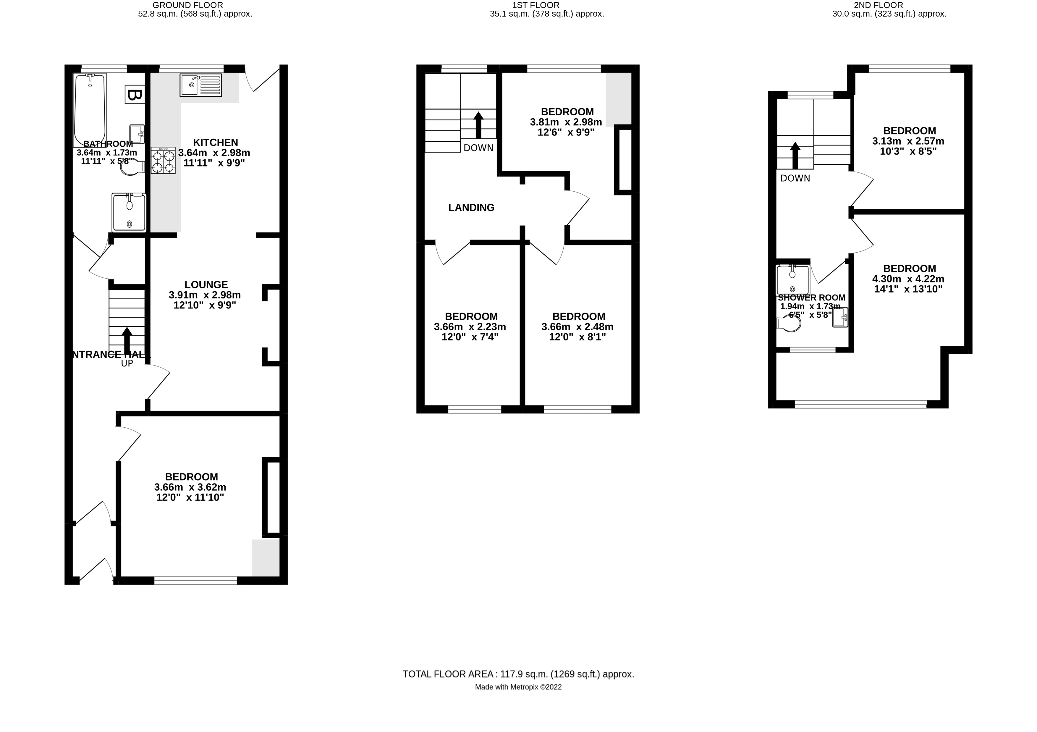 25, Victoria Street, Exeter floorplan