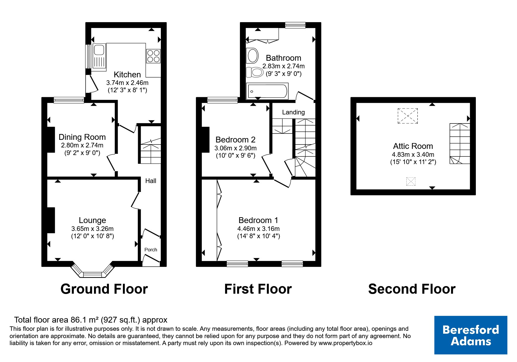 11, Bryn Mor Terrace, Isle of Anglesey floorplan