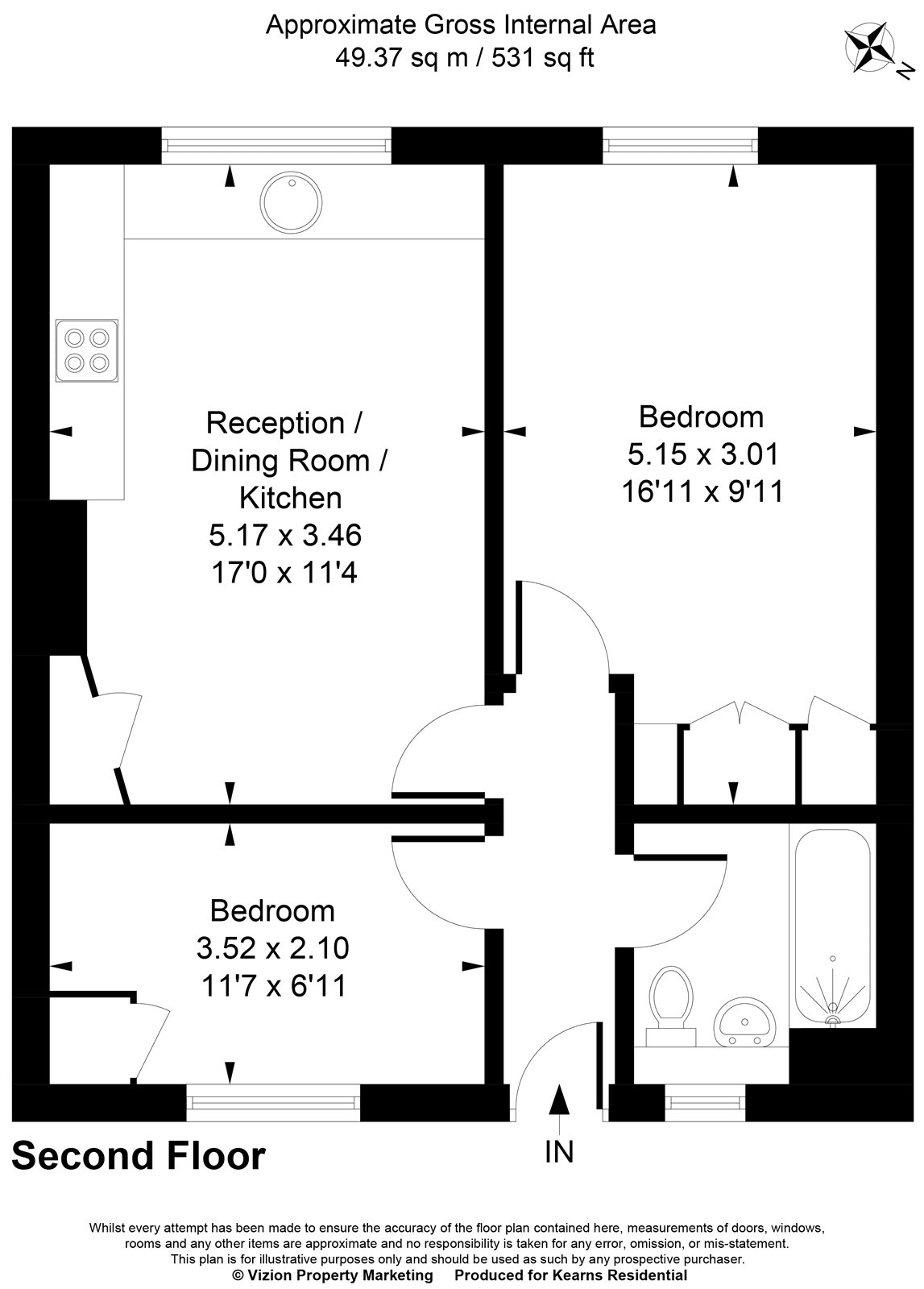 12B,, New Pond Parade, Ruislip floorplan