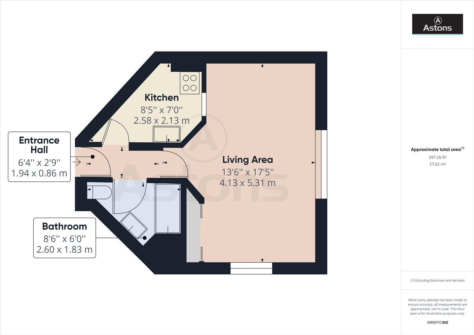 18, Camelot Court, Crawley floorplan