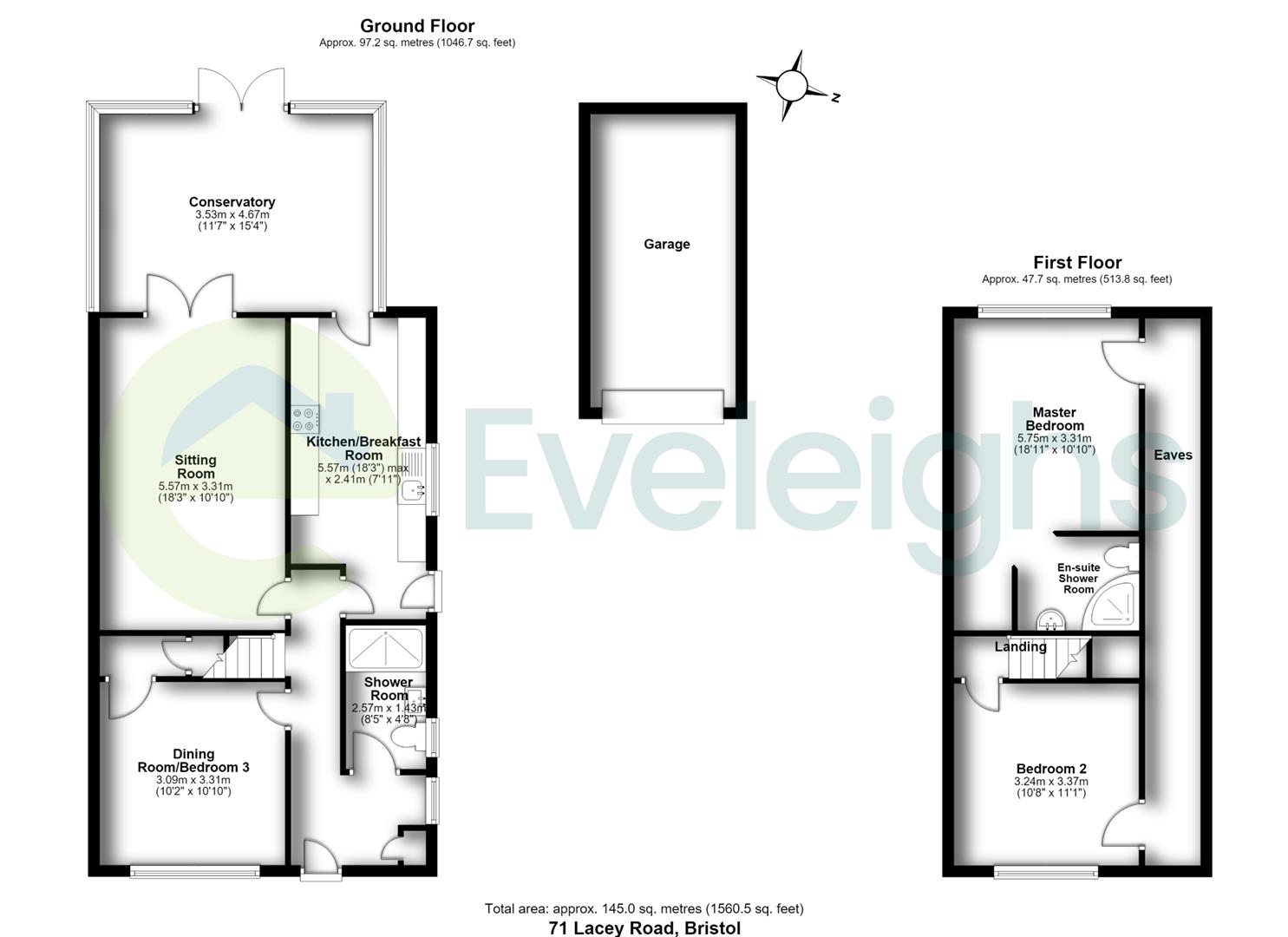 71, Lacey Road, Bristol floorplan