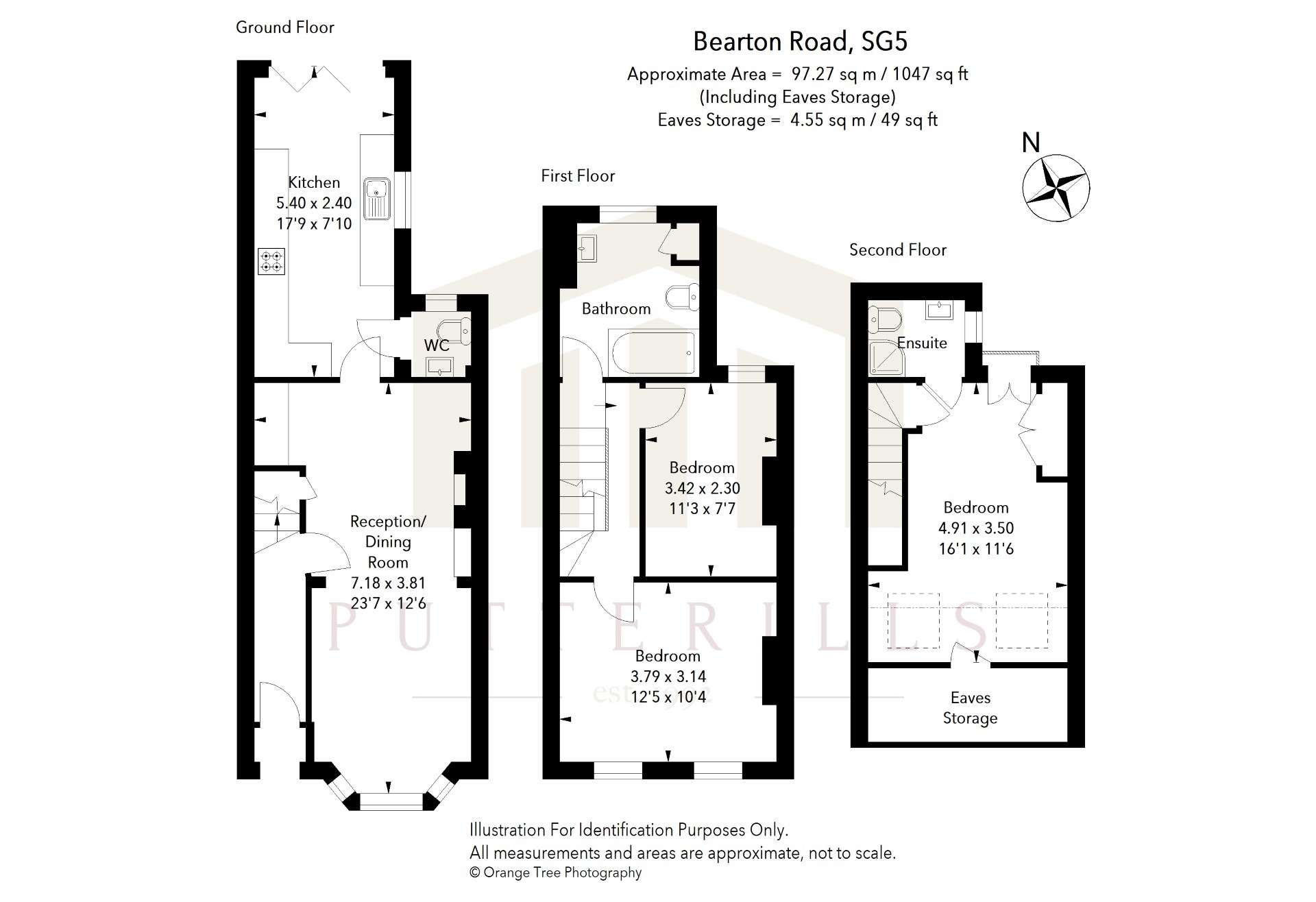108 Bearton Road, Hitchin, Hertfordshire floorplan