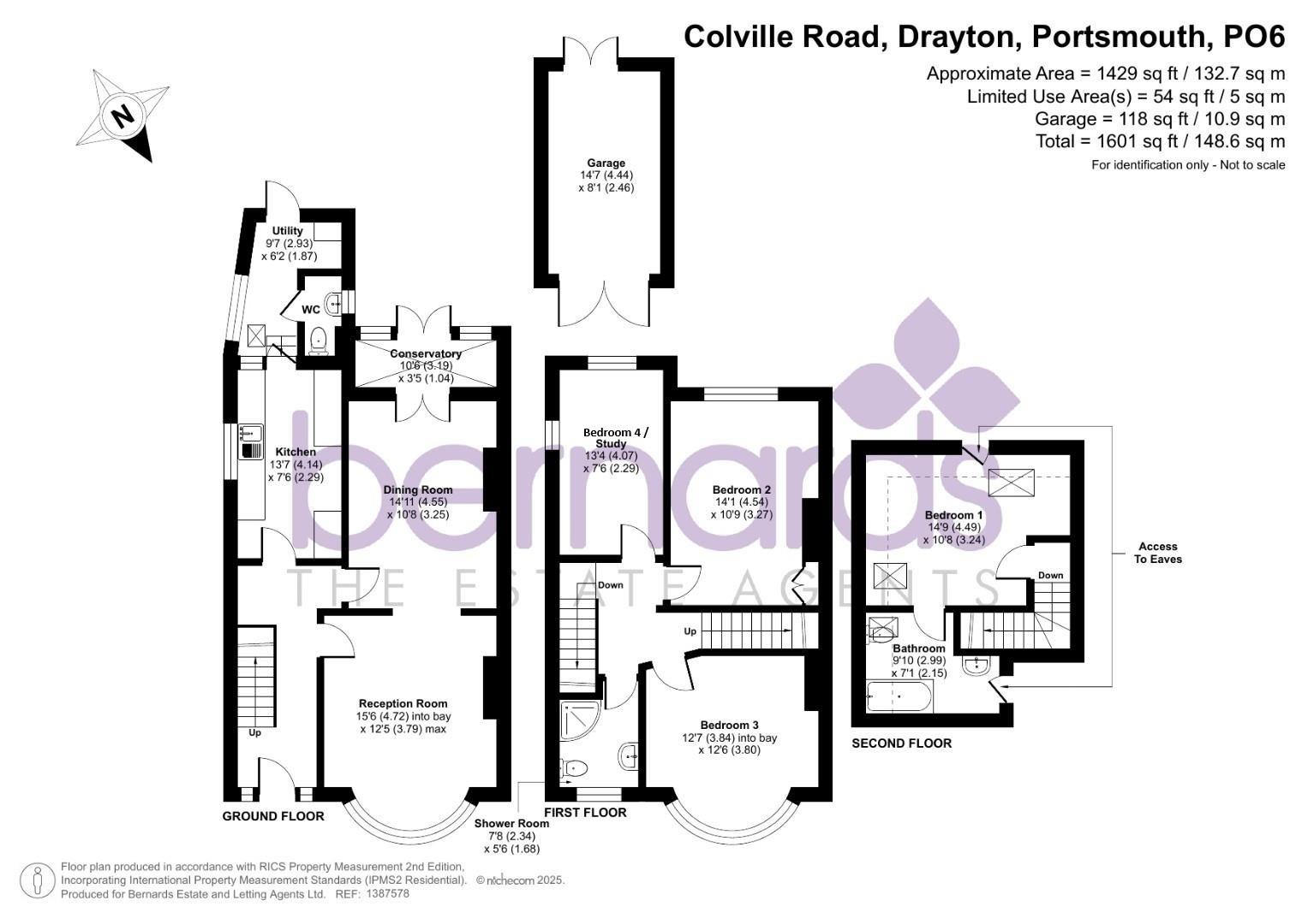 12, Colville Road, Portsmouth floorplan