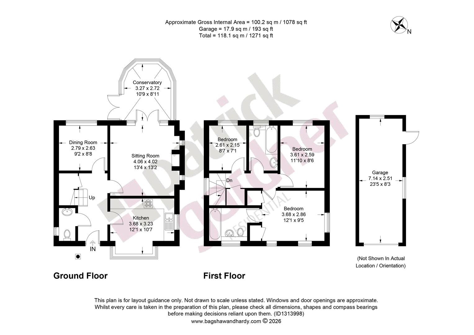 17, Gayton Close, Ashtead floorplan
