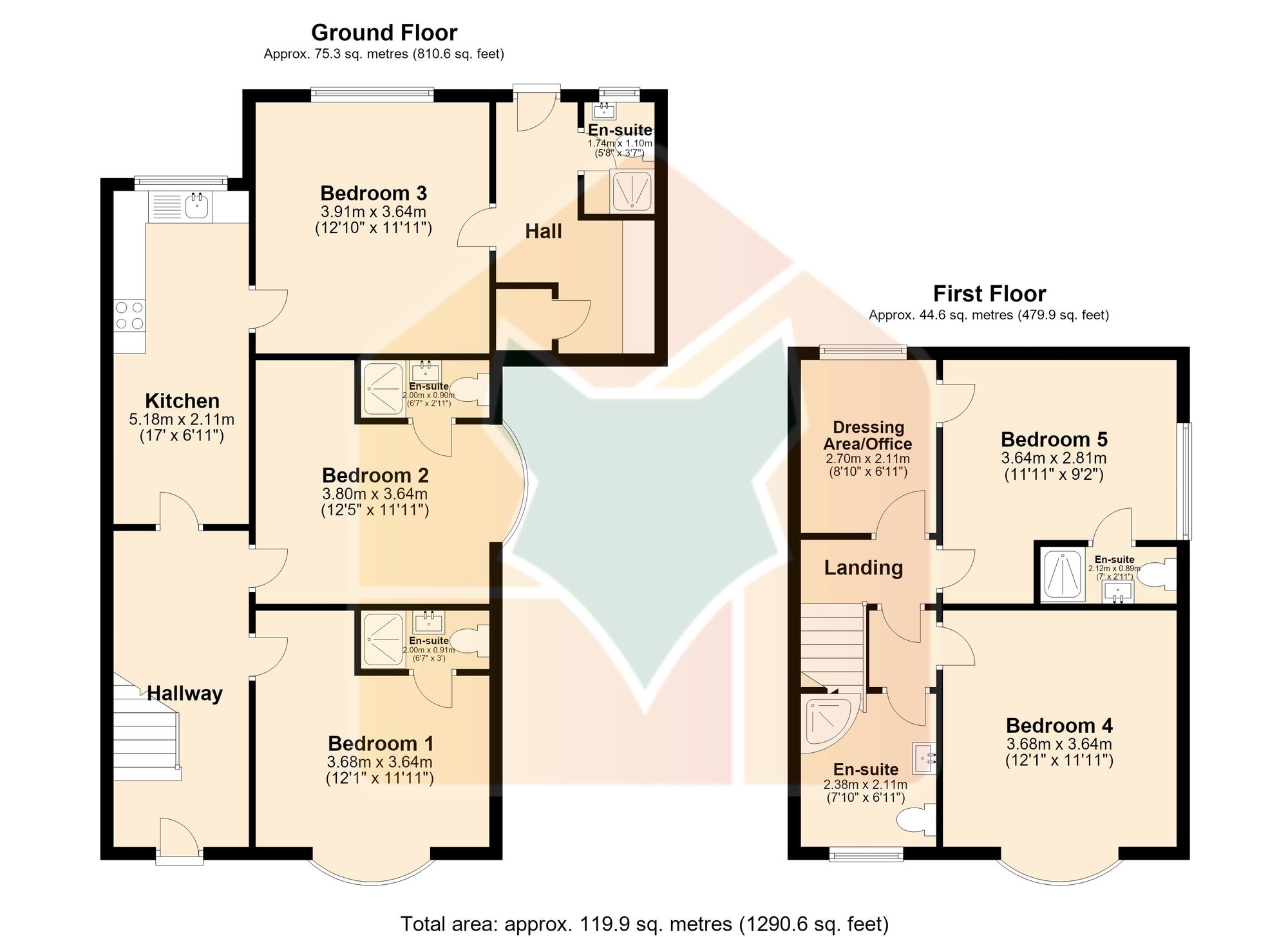 109 Cliff Gardens, Scunthorpe floorplan