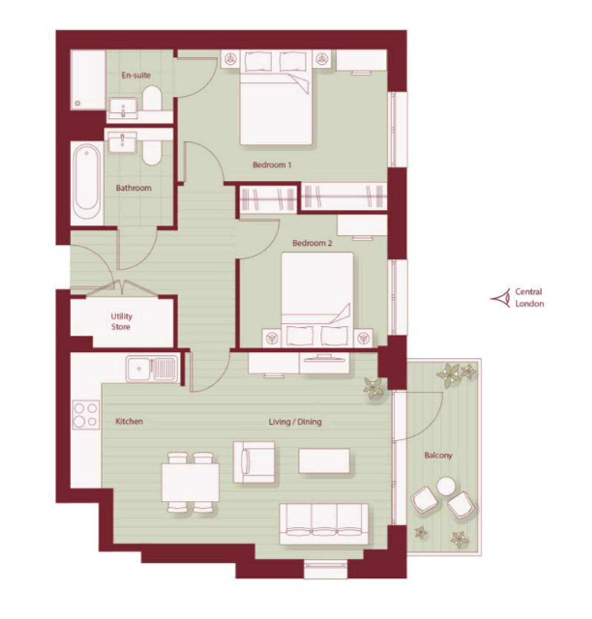 3 Cecil Road, London floorplan