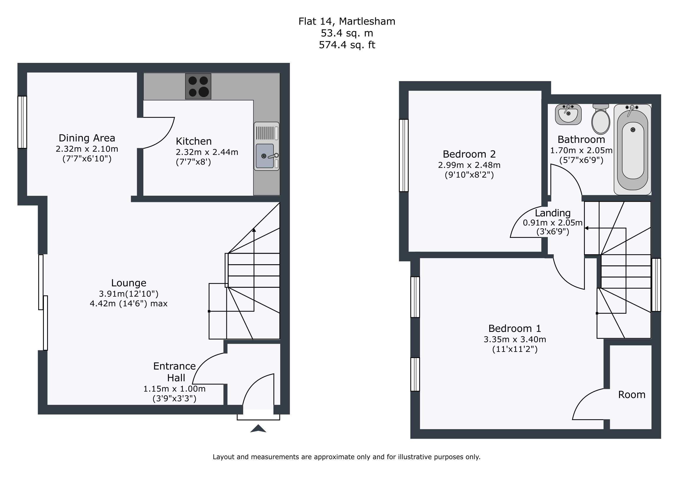 2 Bedrooms Flat to rent in 54-56, Lattimore Road, Welwyn Garden City AL7