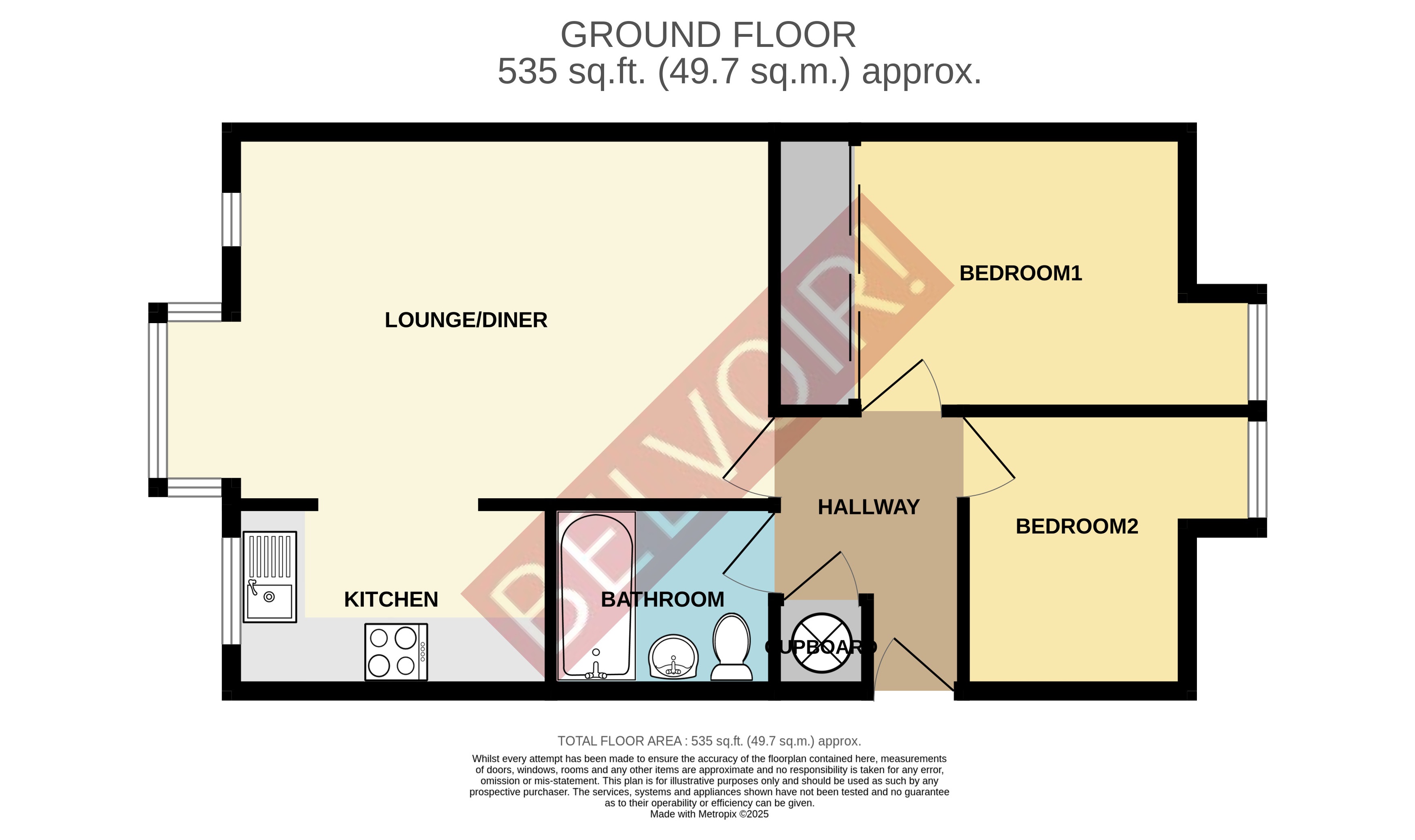 41, Redoubt Close, Hitchin floorplan