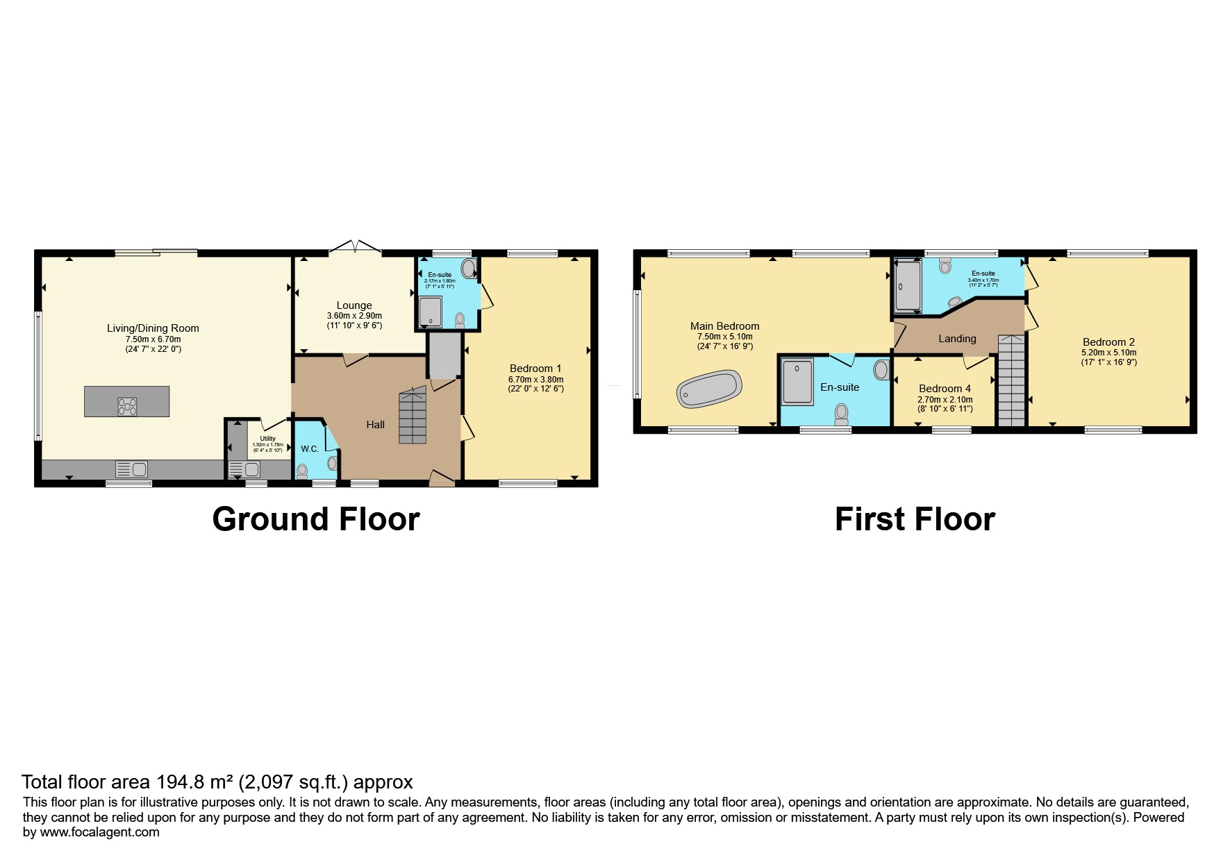 Tynewydd Bungalow, High Street, Newbridge floorplan