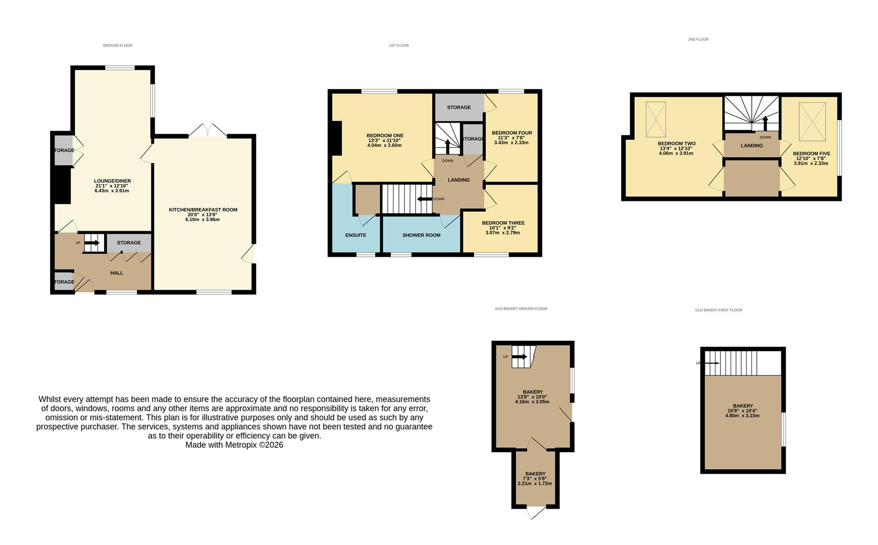Old Bakery Cottage, Howbourne Lane, Uckfield floorplan