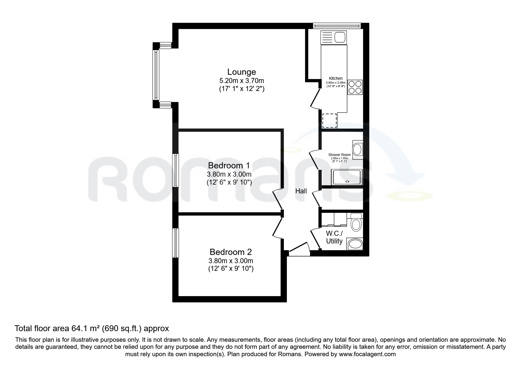 9, Troon Court, Ascot floorplan