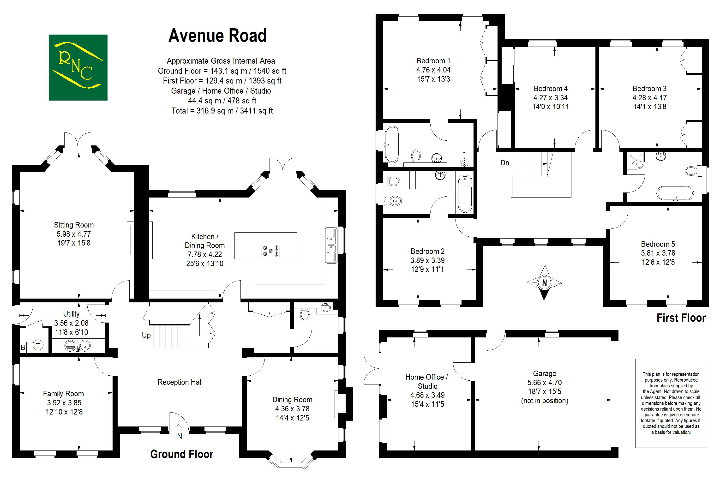 5 Bedrooms Detached house for sale in Avenue Road, Cranleigh GU6