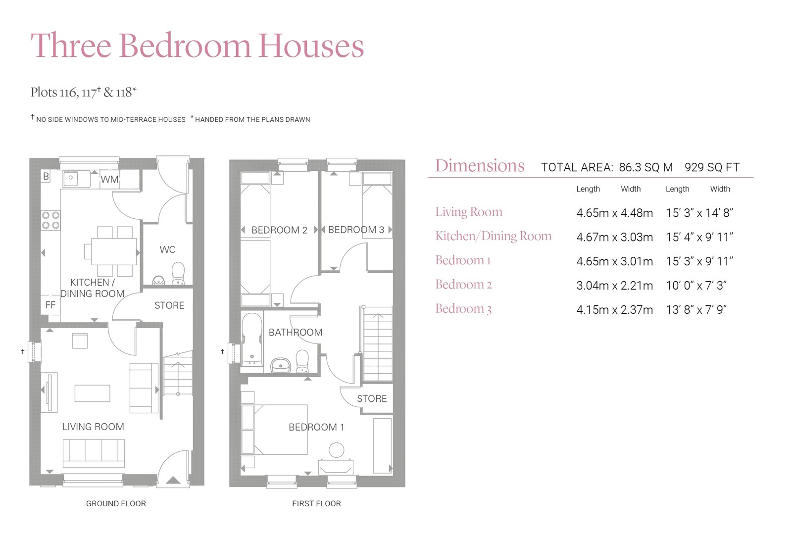 Clayhill Fields, Newton Lane, Wigston LE18, 3 bedroom terraced house