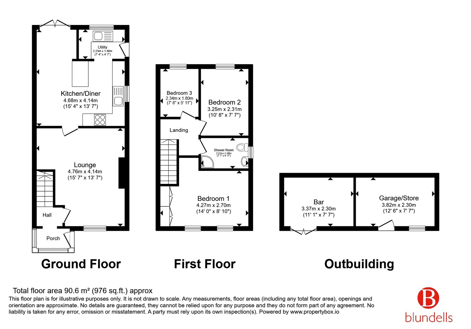 24, Gaunt Close, Rotherham floorplan