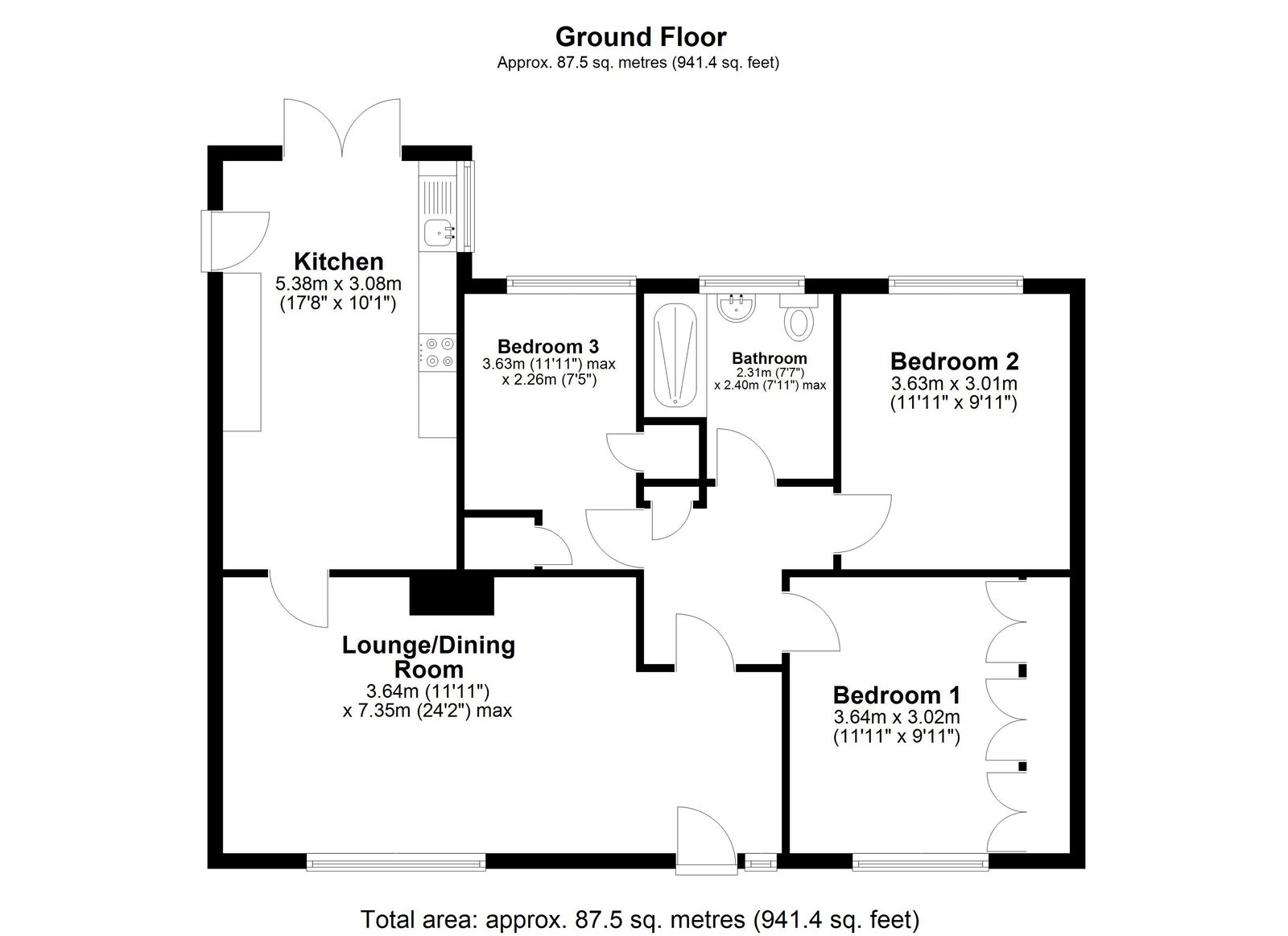 13, Vicarage Avenue, Cambridge floorplan