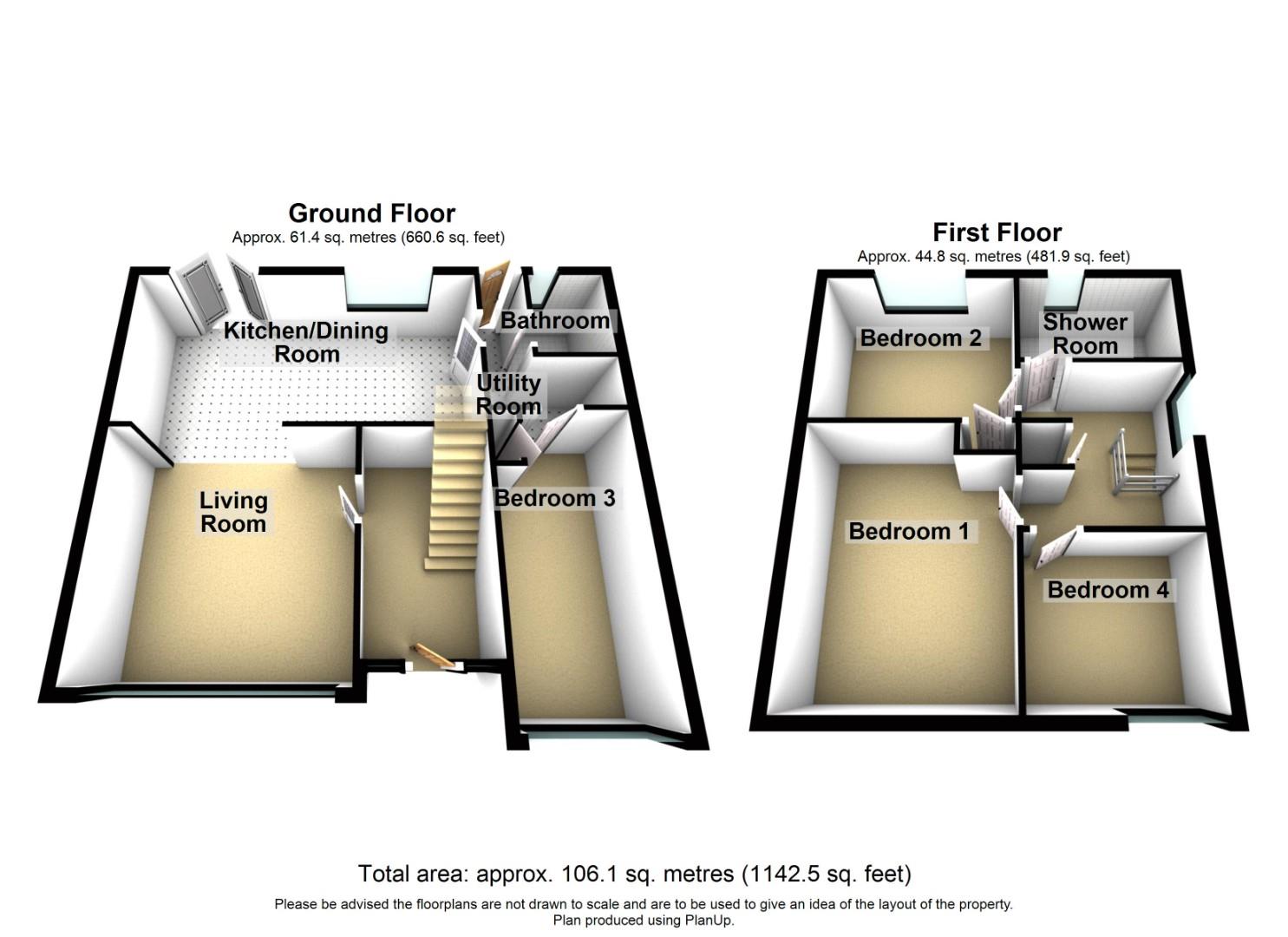 48, Longridge Drive, Whitley Bay floorplan