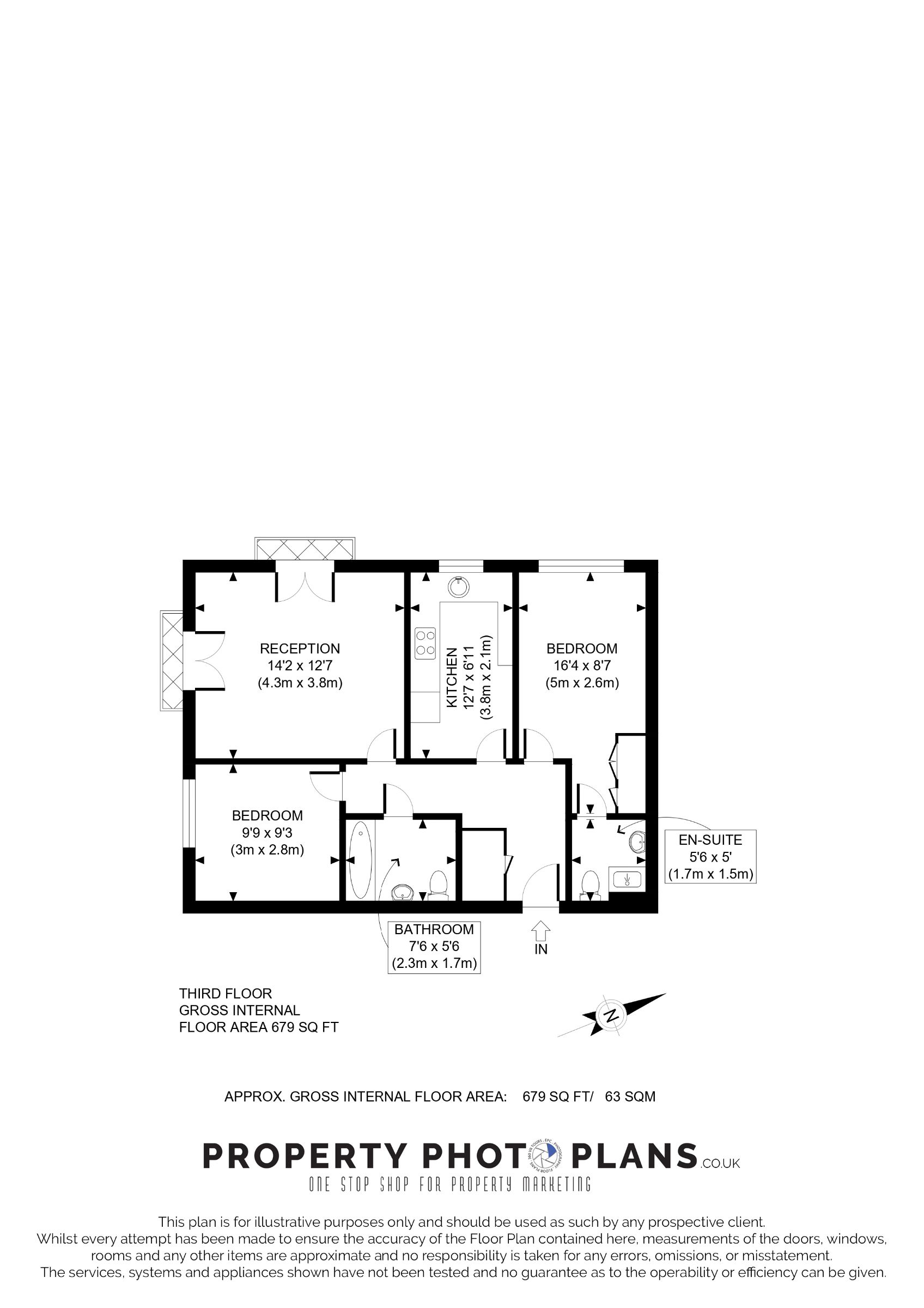 Apartment 191, Ashby House, Northolt floorplan
