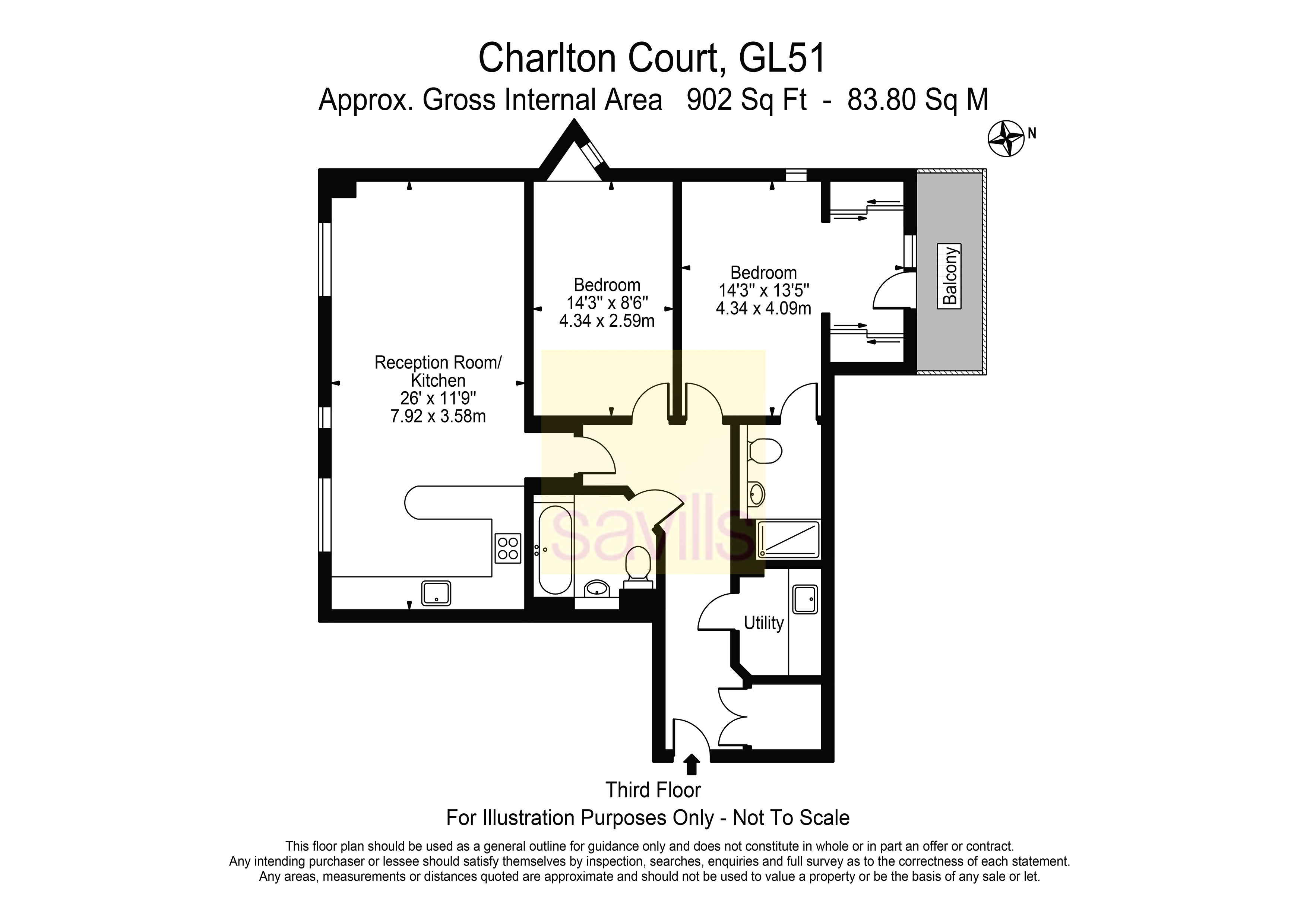 Lansdown Road, Gloucestershire floorplan